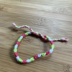 Leilani Woven Bracelet anklet trendy comfortable tie embroidery thread woven gif